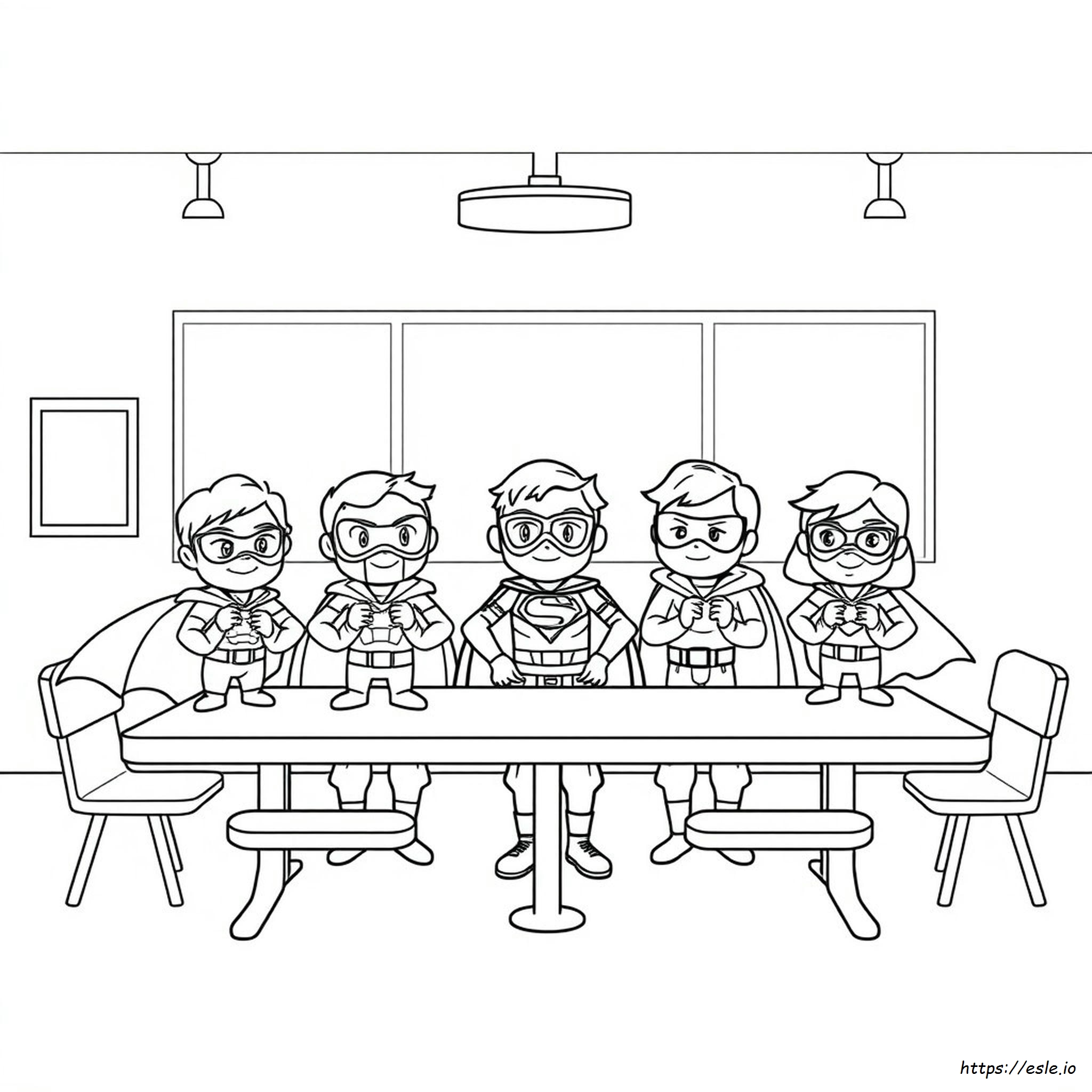 Lunch Hero Day Coloring Page - Free Printable