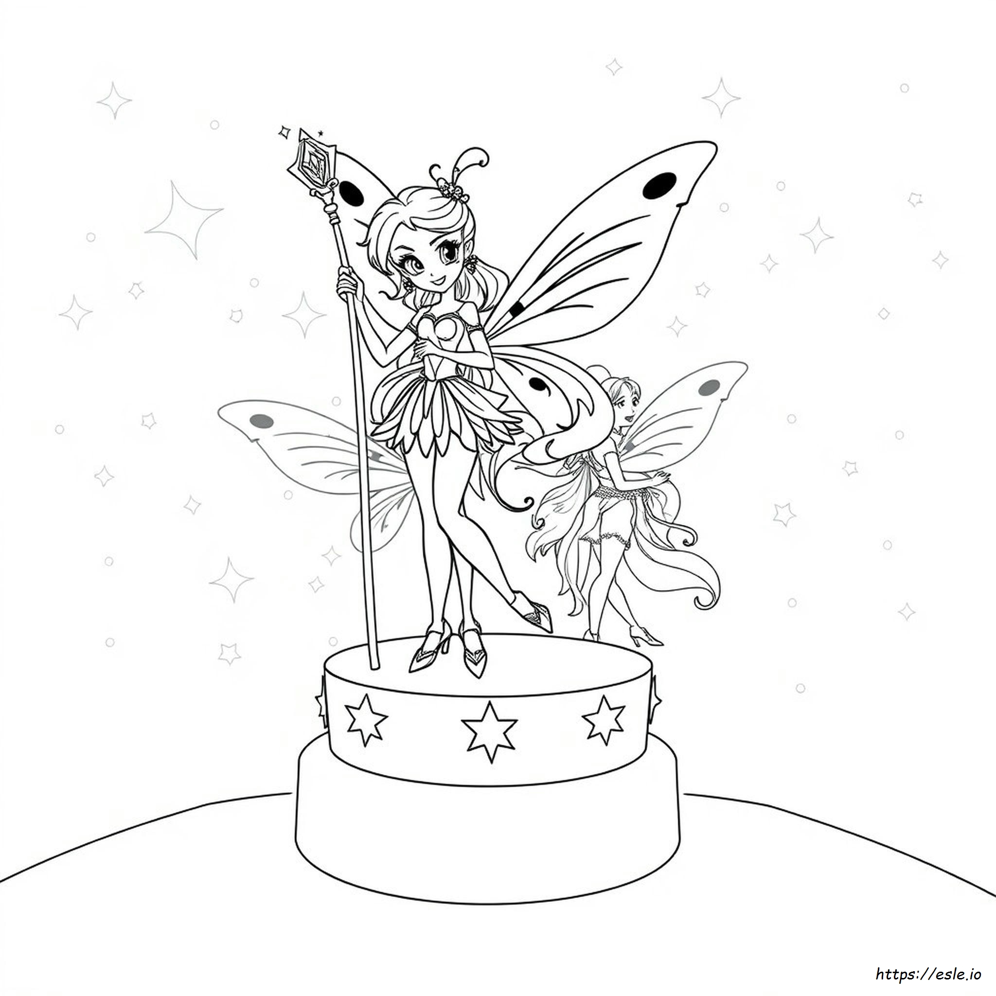 Winx Club Bloom Harmonix Coloring Pages