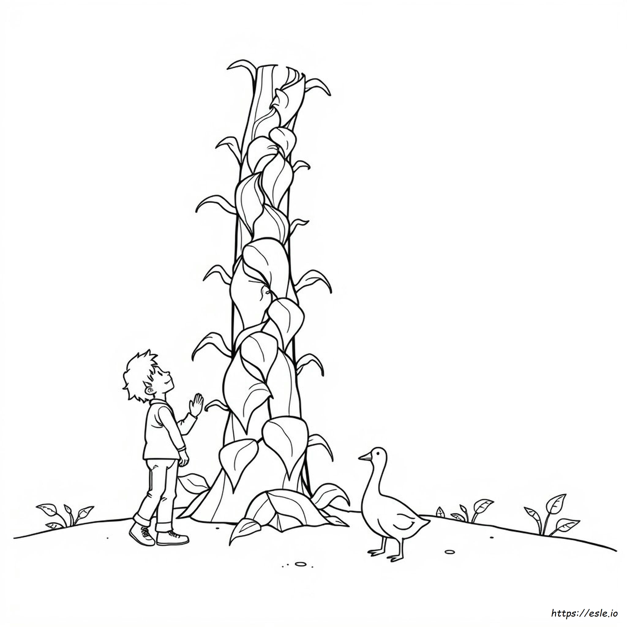 Jack And The Beanstalk Coloring Pages