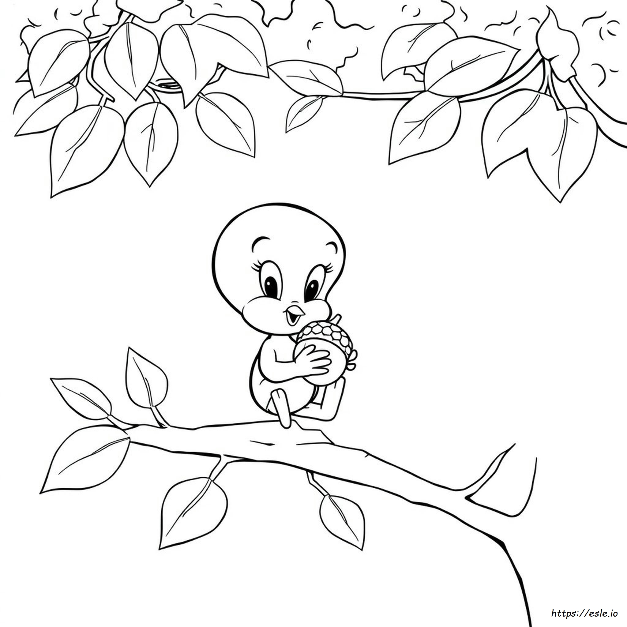 Easy Tweety Bird Coloring Pages