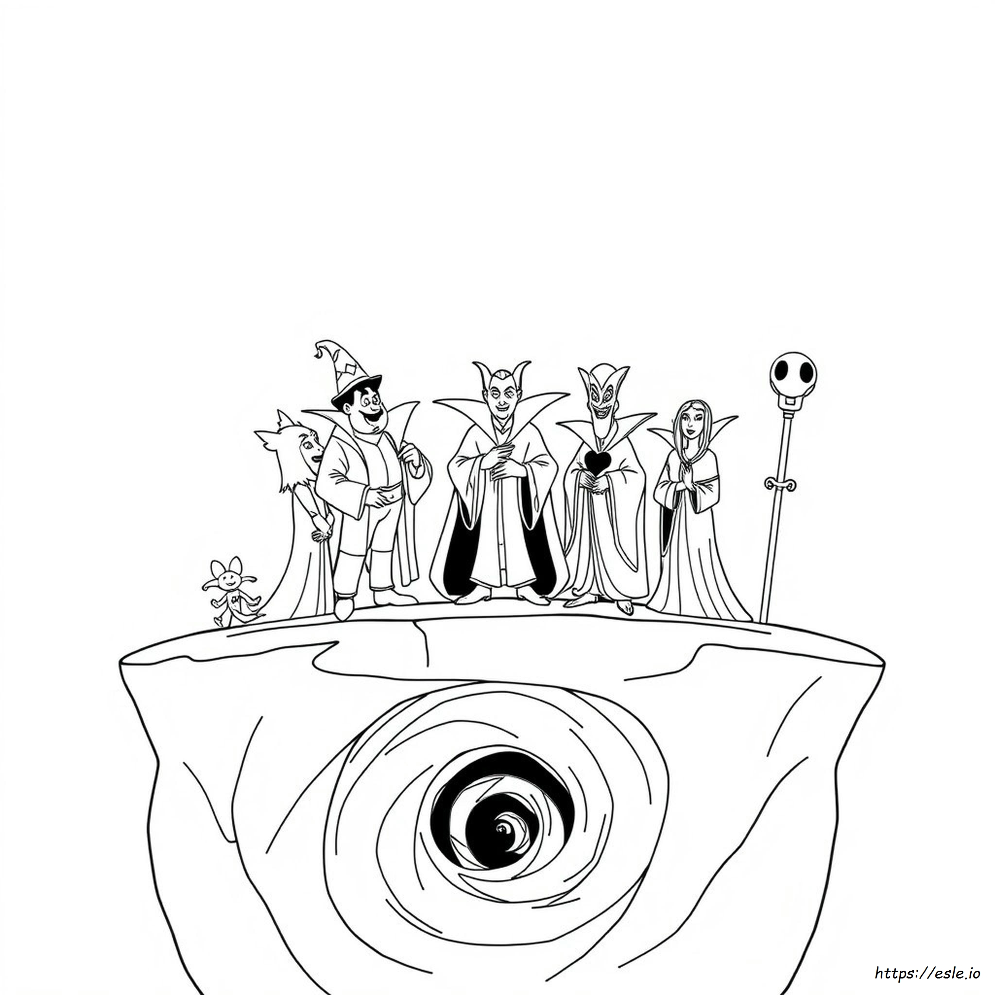 Disegni Da Colorare Cattivi Disney