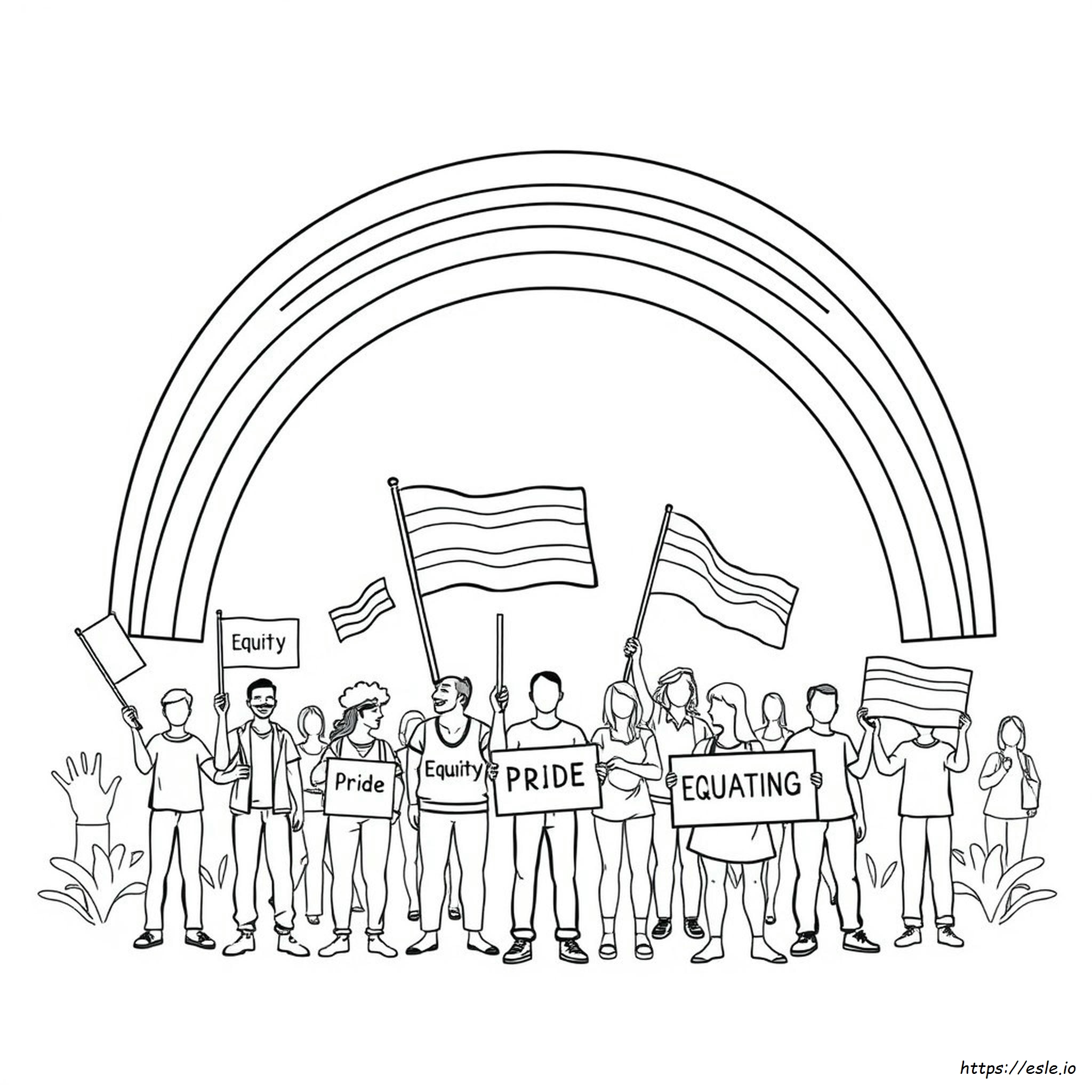 Gay Pride Coloring Sheets
