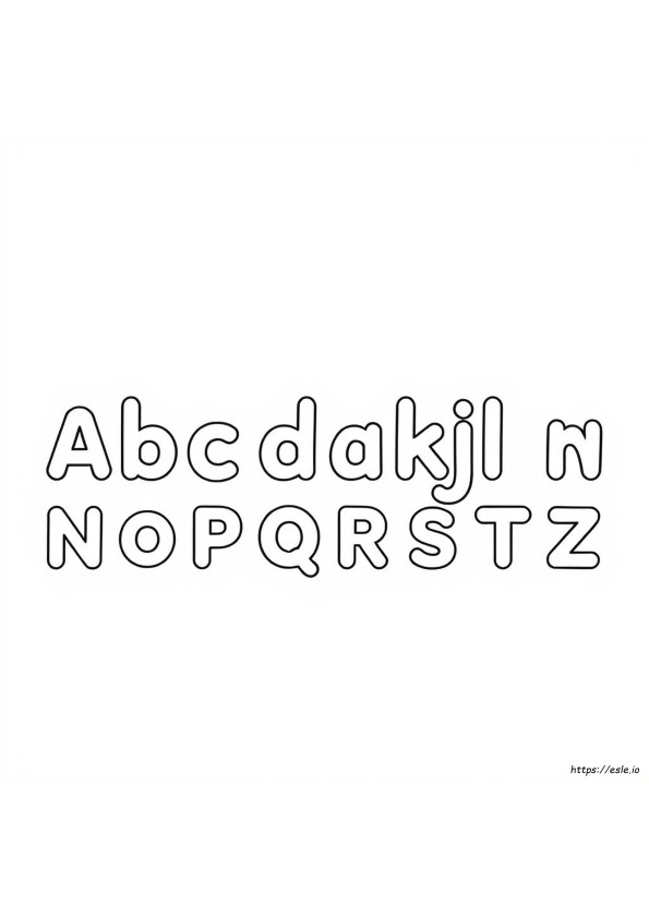 Alfabeto Da Colorare Stampabile Gratis Da A A Z In Pdf