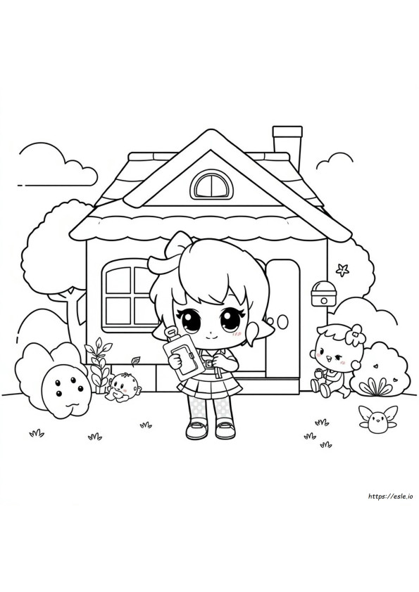 Gacha Life 2 Színező Oldalak