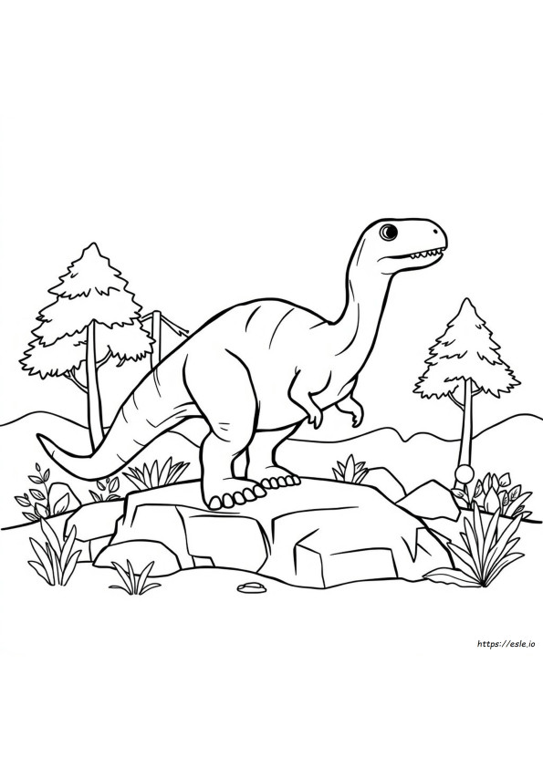 恐竜のぬりえ