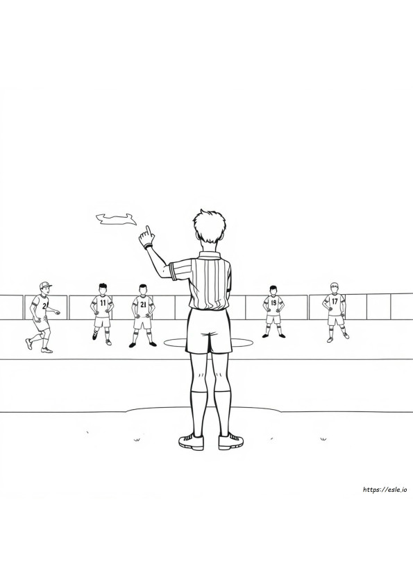 Arbitro Da Colorare