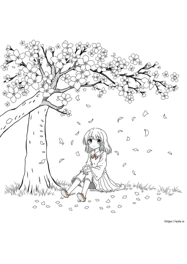 Anime Coloring Book