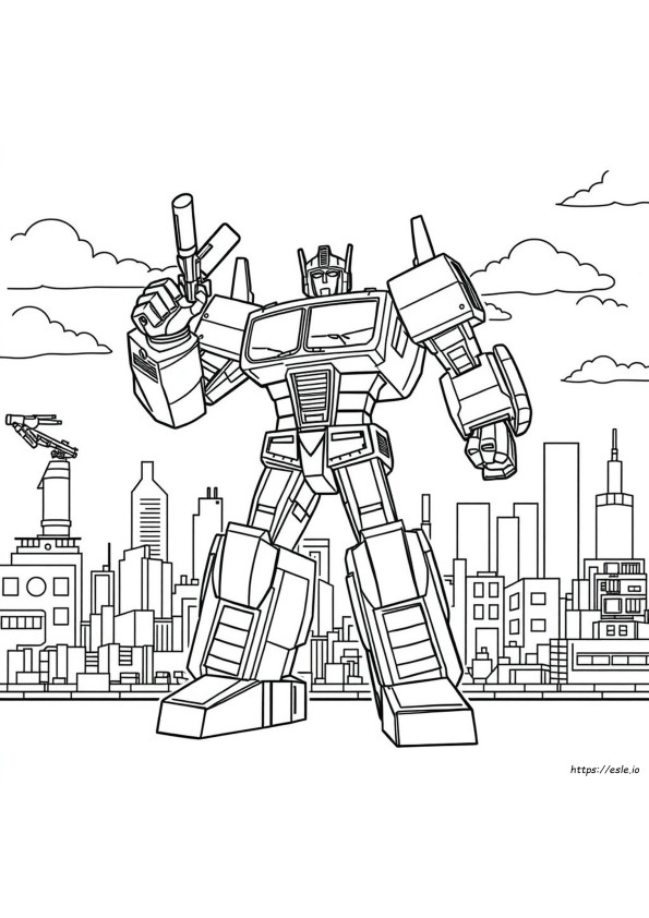 Transformer Coloring Book