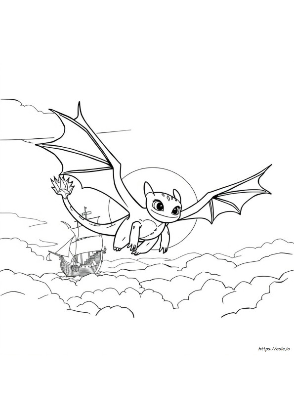 Immagini Da Colorare Di Sdentato Da Dragon Trainer