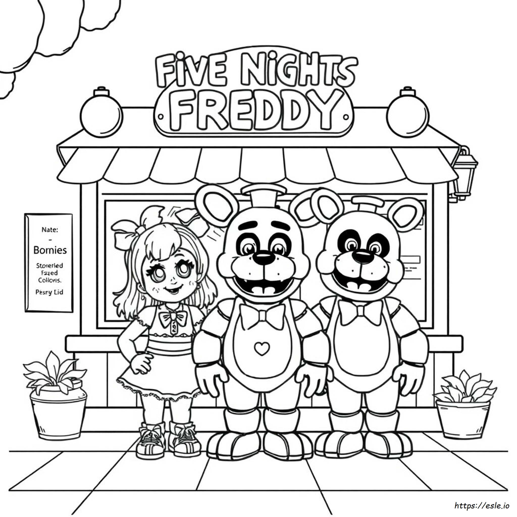 Coloring Book Fnaf Coloring Pages All Characters