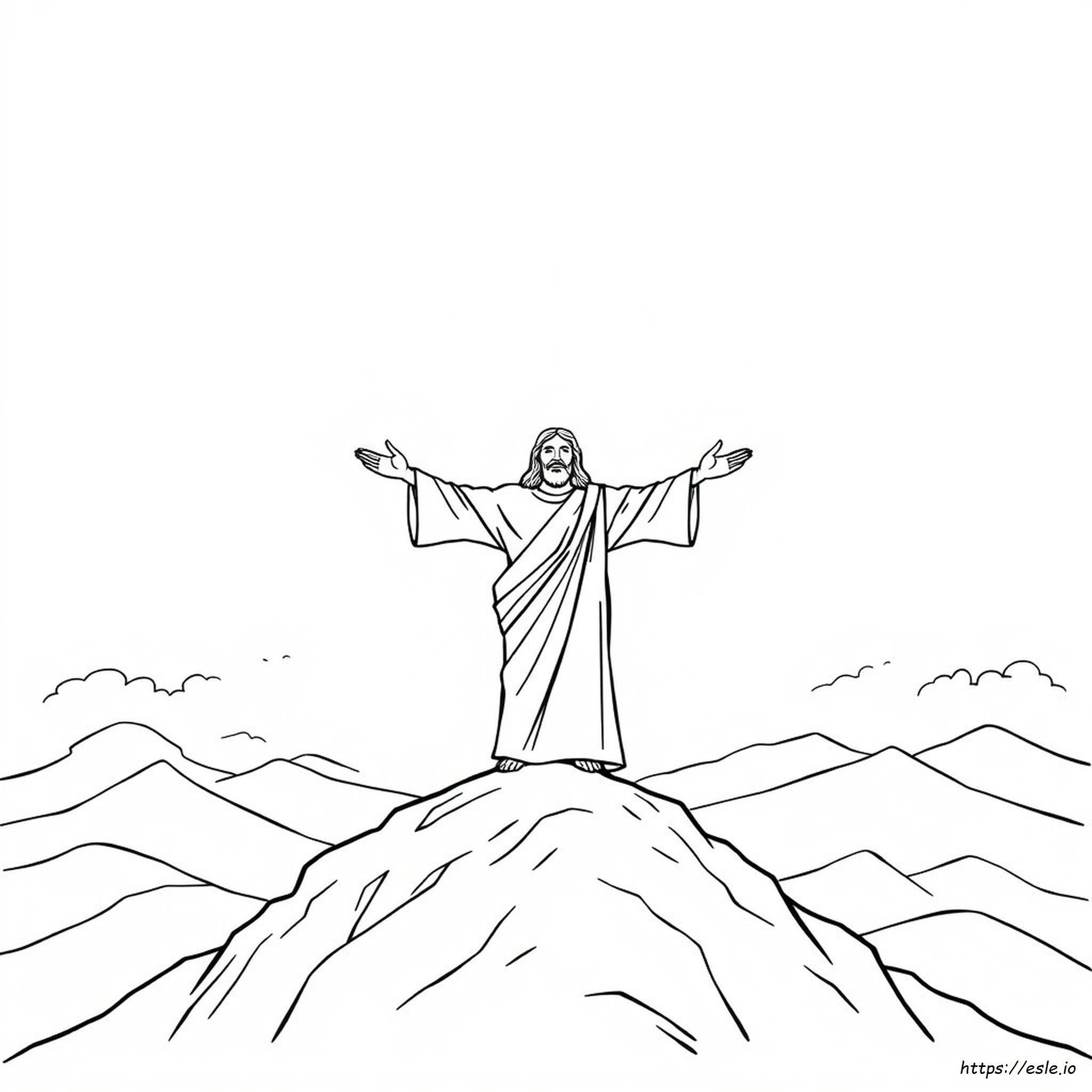 Jesus Is Alive Coloring Page - Free Printable