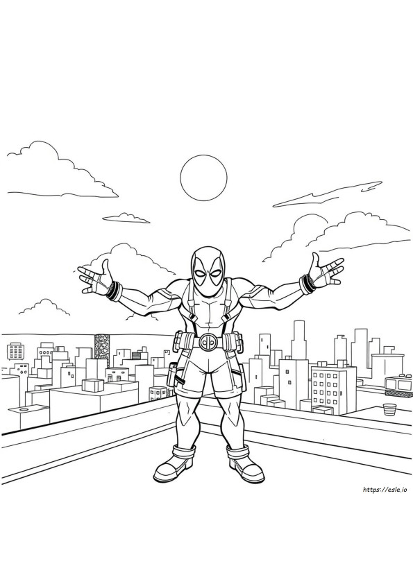 Coloriage Deadpool