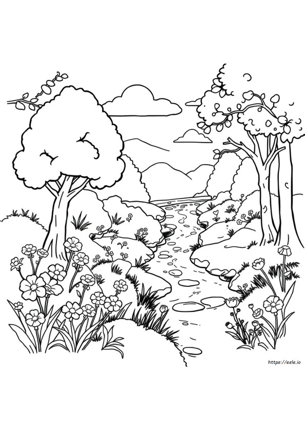 Coloring Pages Of Nature