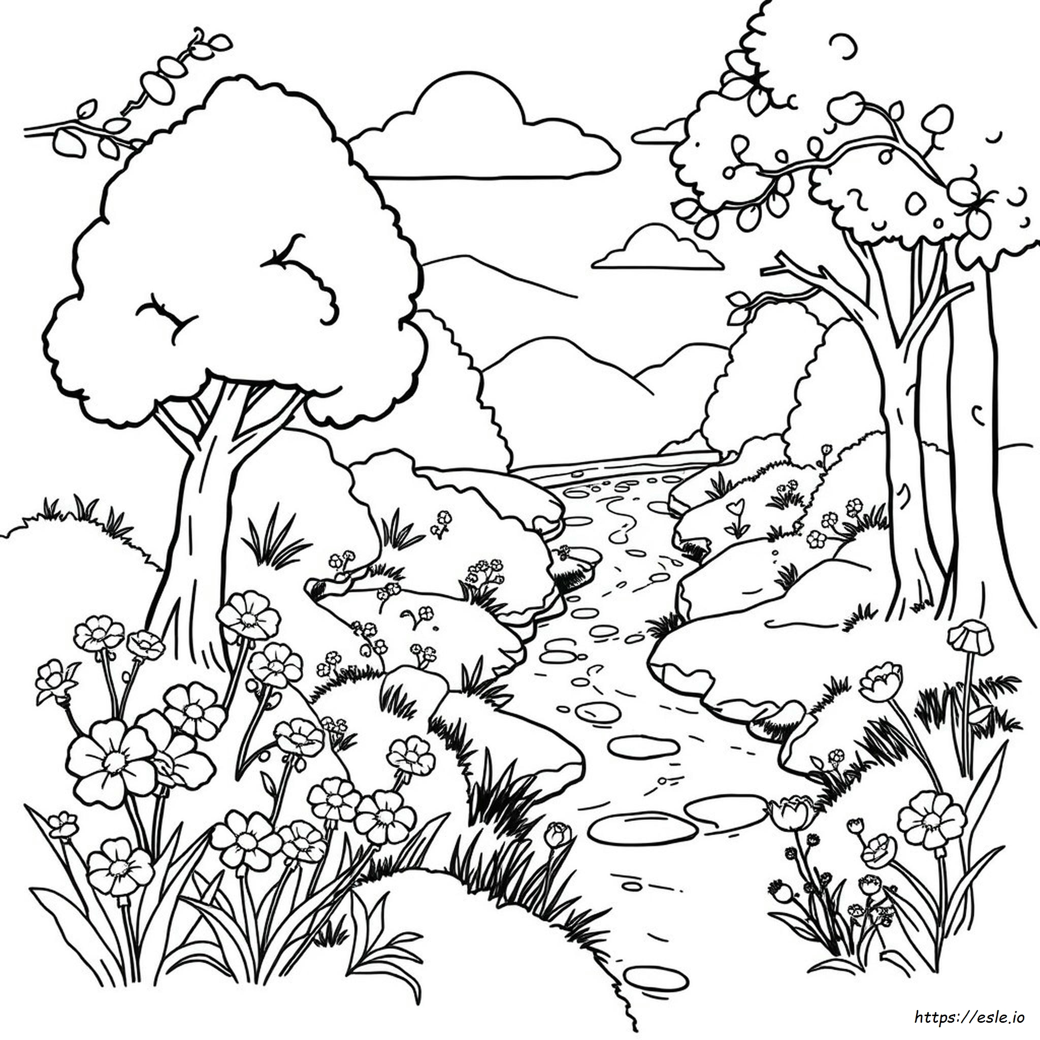Desene De Colorat Cu Natură