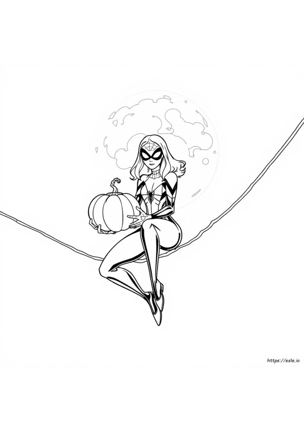 Coloriages Black Widow Marvel