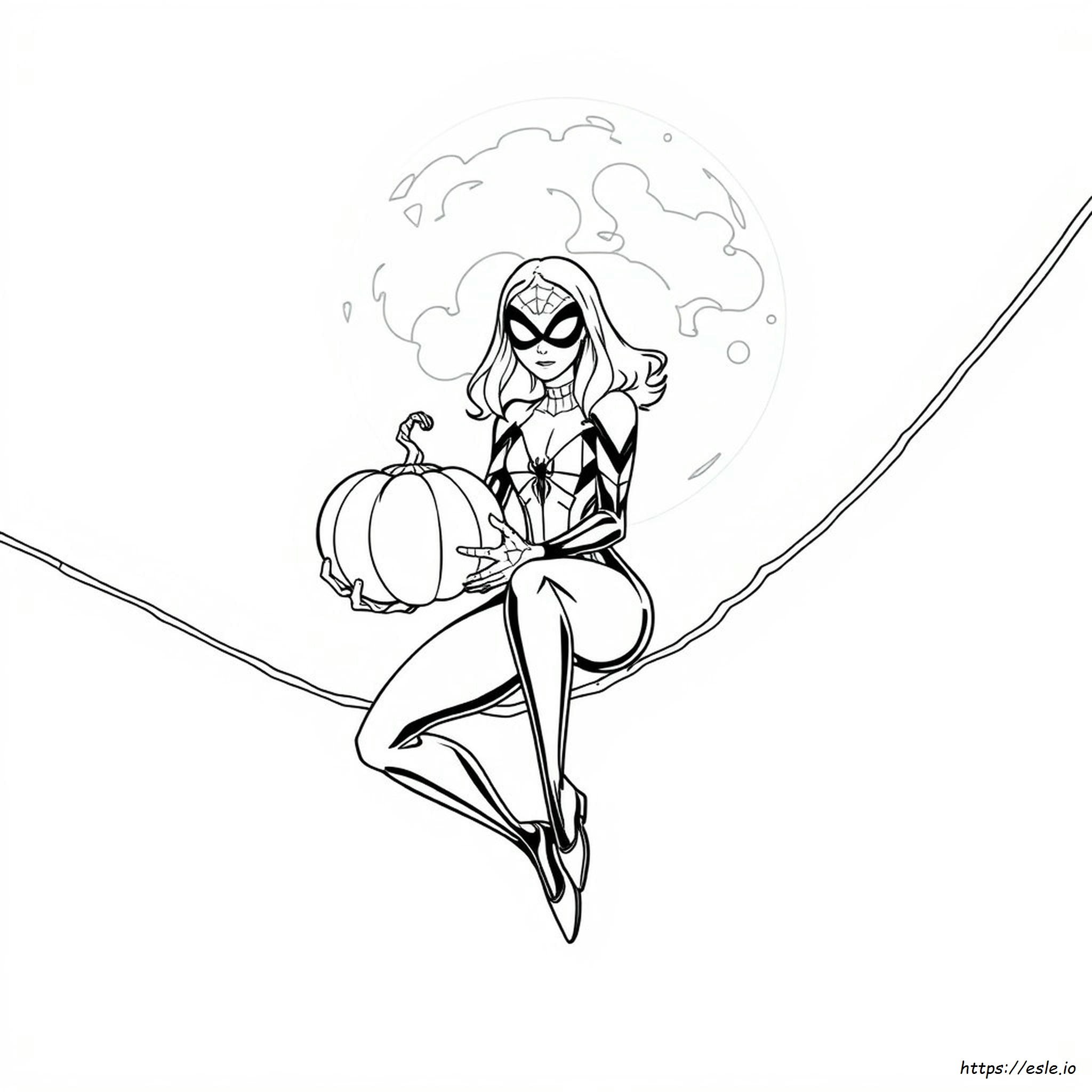 Black Widow Marvel Coloring Page - Free Printable