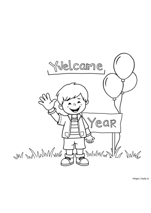 Kindergarten Beginning Of The Year Coloring Pages