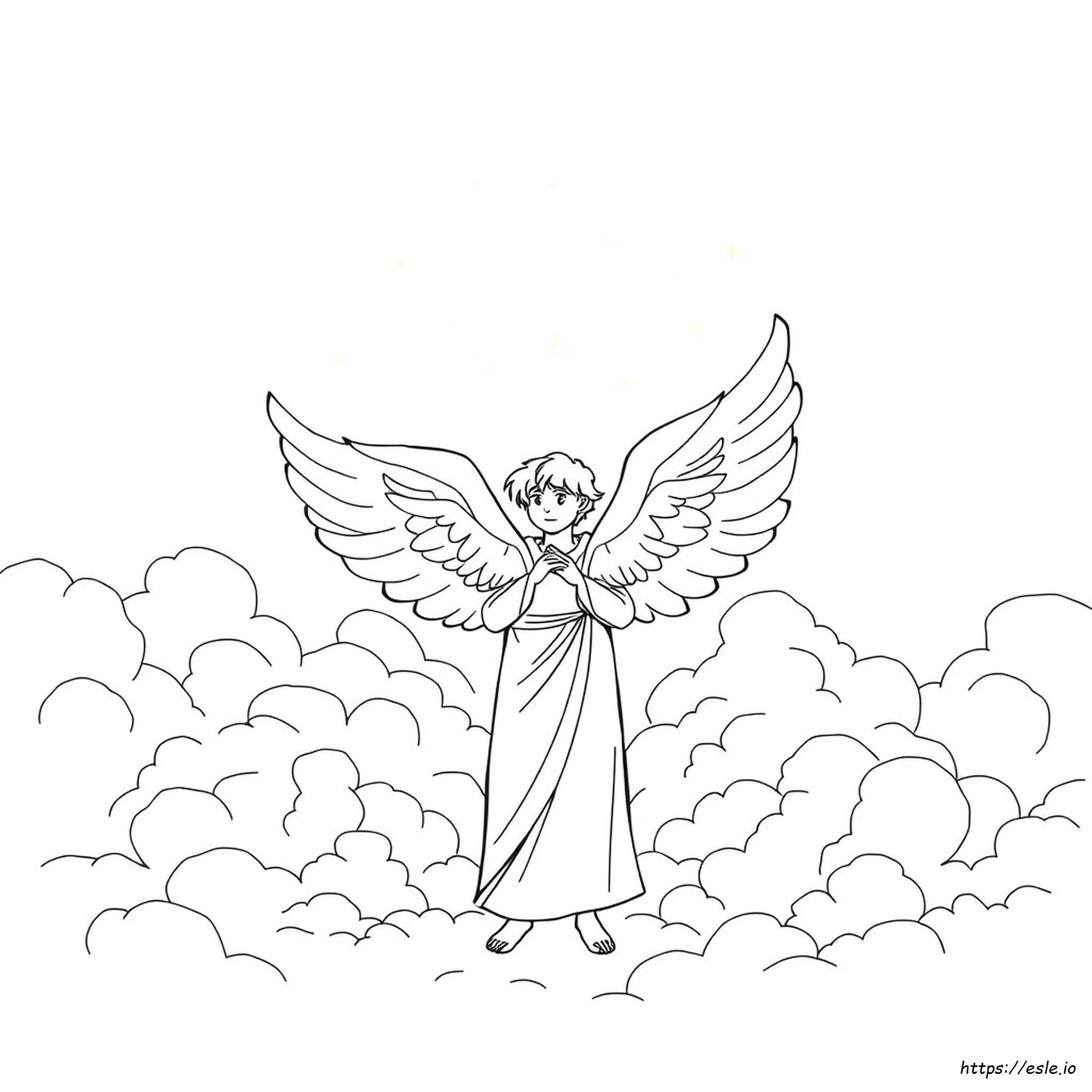 Male Angel Coloring Pages - Free Printable Sheets