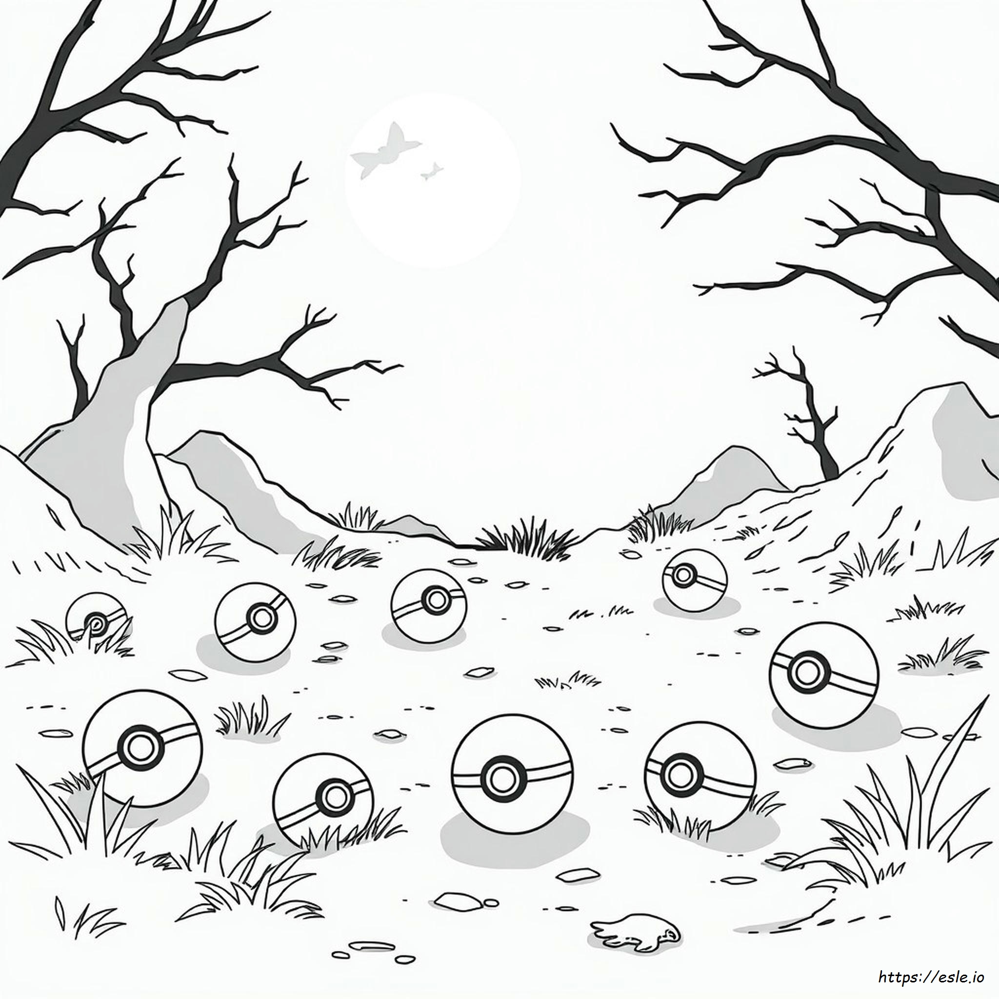 Dibujos Para Colorear De Pokémon Oscuro Para Imprimir