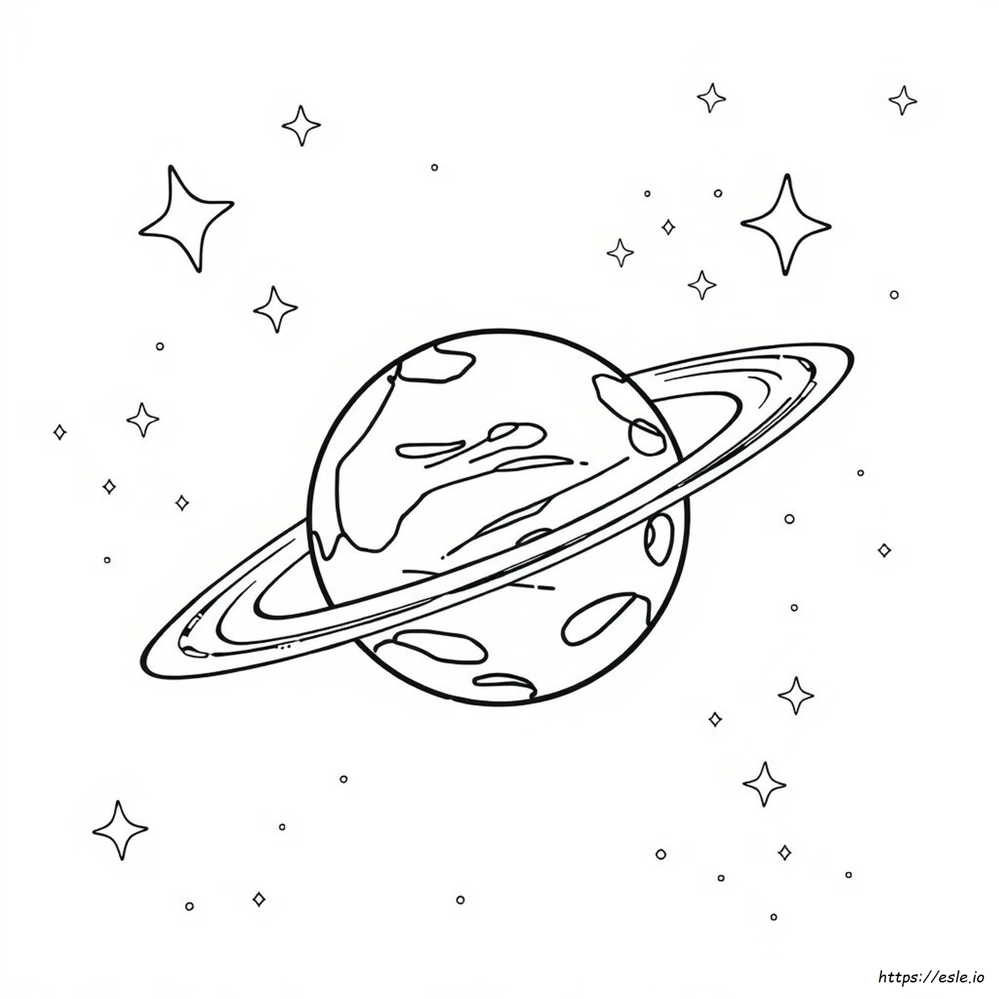 Kolorowanka Planety Do Druku Za Darmo