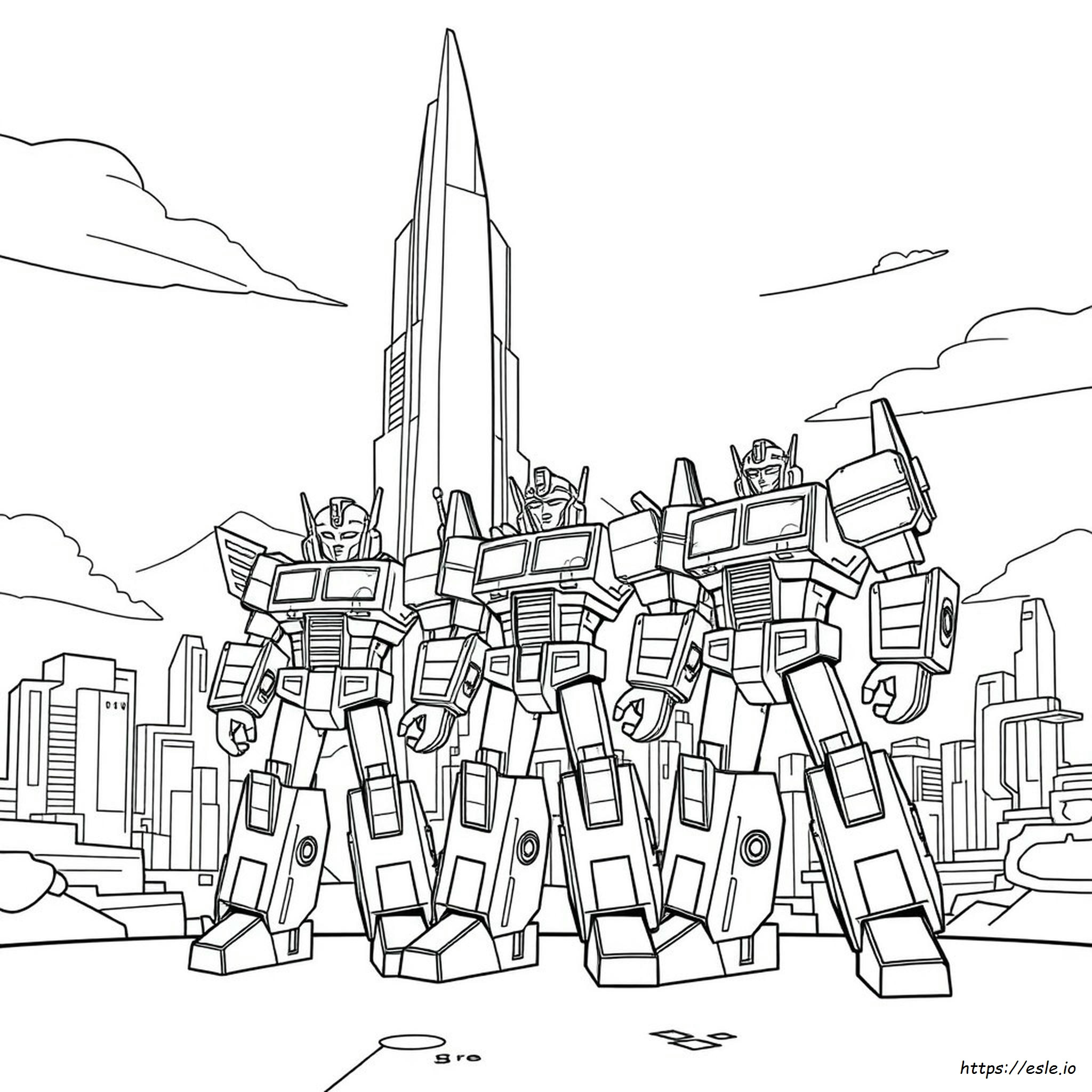 Transformers Botbots Páginas Para Colorear