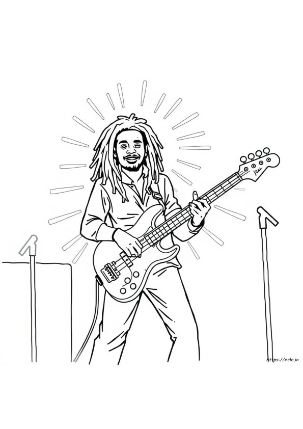 Bob Marley Coloring