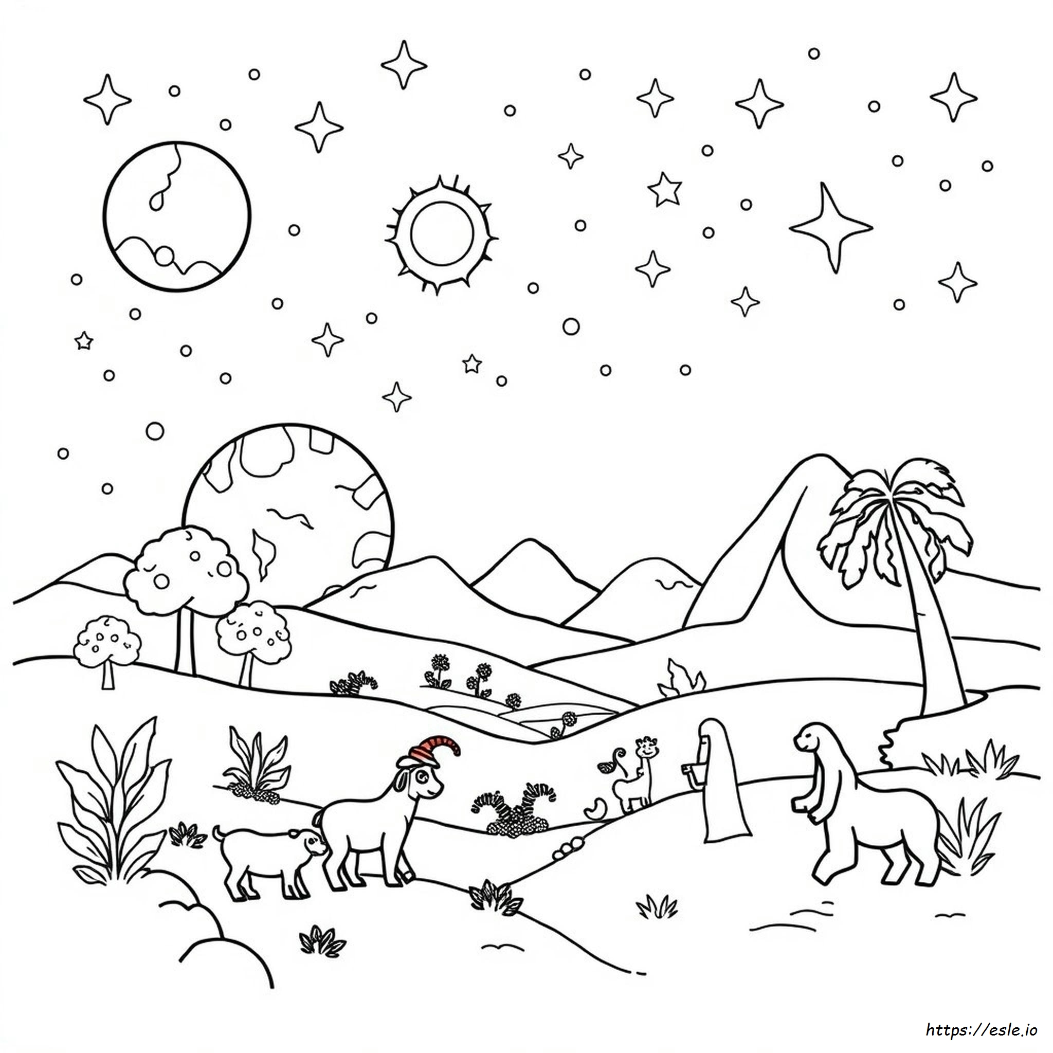 Free Printable 7 Days Of Creation Coloring Pages