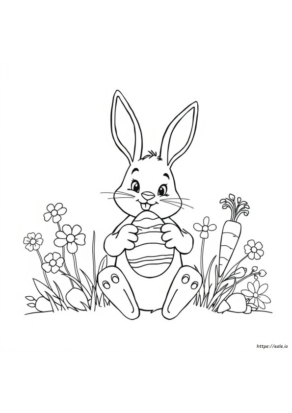 Fröhliche Ostern Ausmalbilder