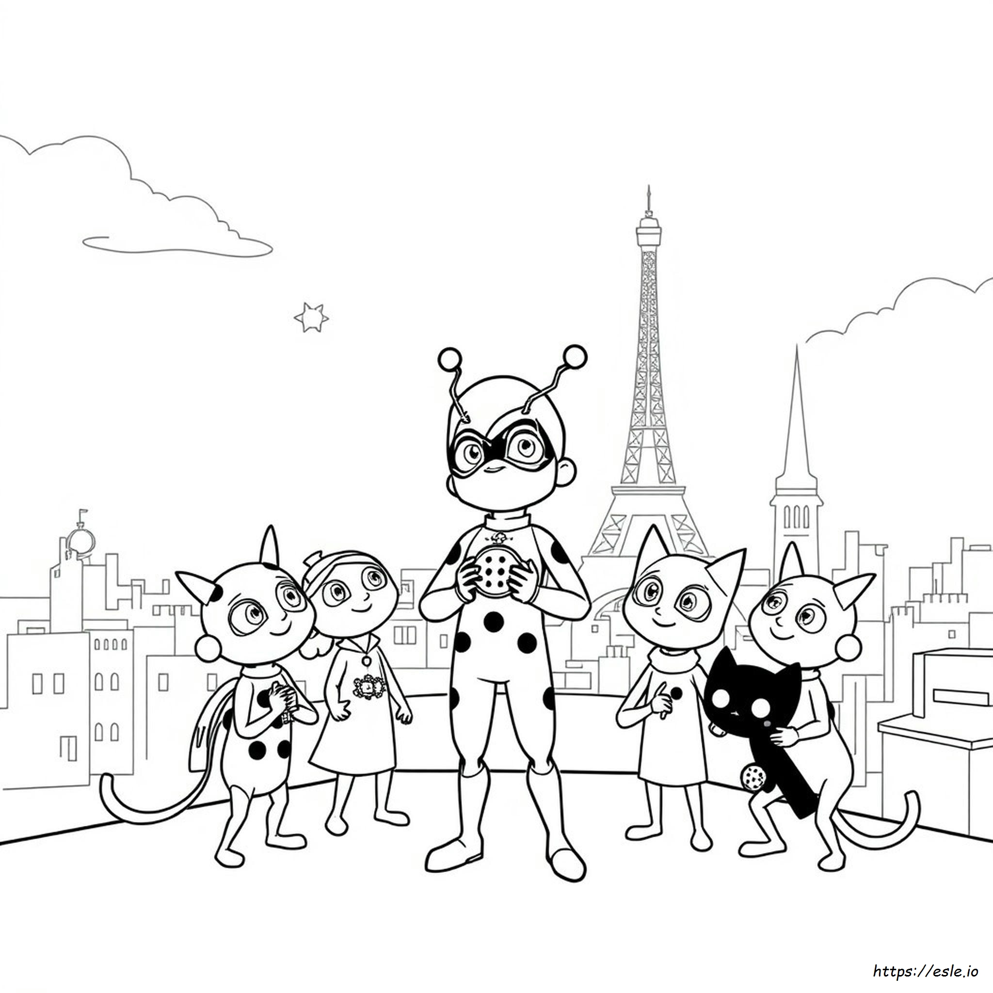 Tikki Plagg Miraculous Ladybug Coloring Pages All Kwamis