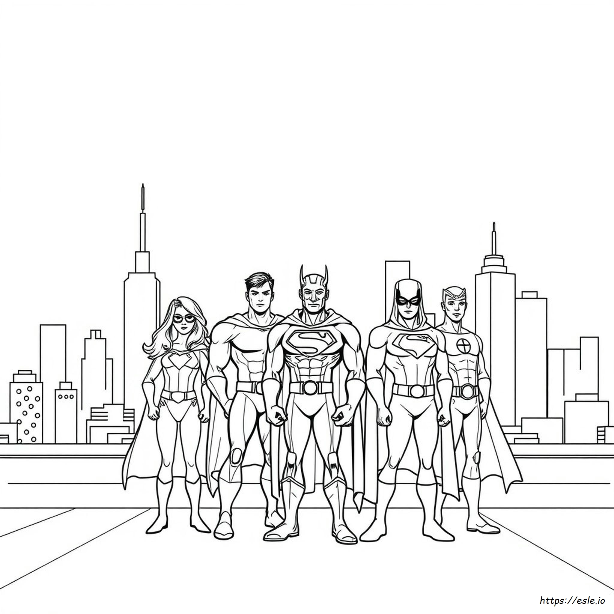 Printable Superbook Coloring Pages
