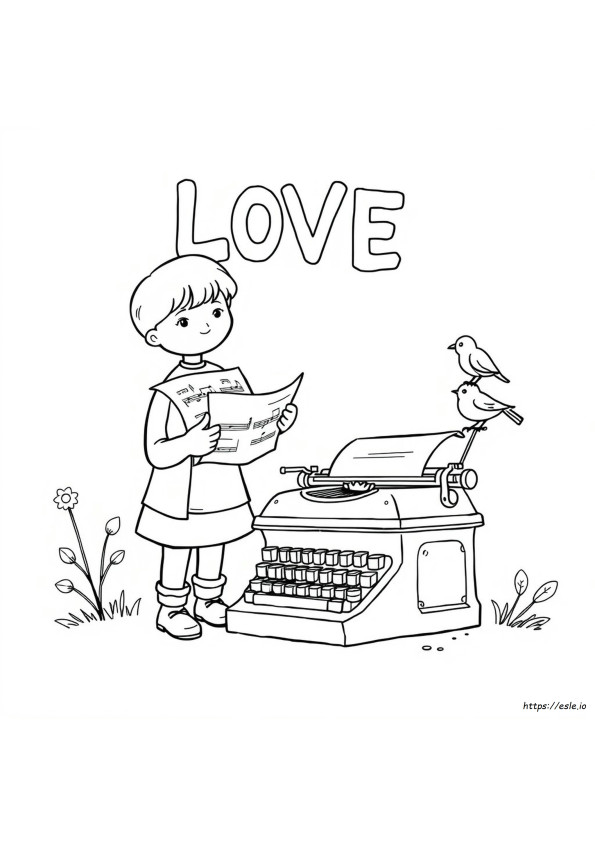 Song Lyric Coloring Pages