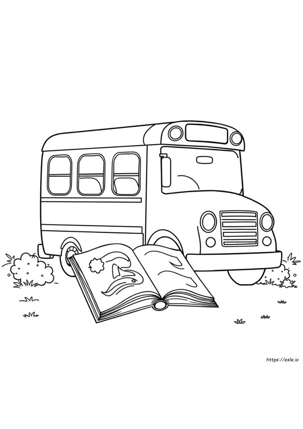 Coloring Book Bus