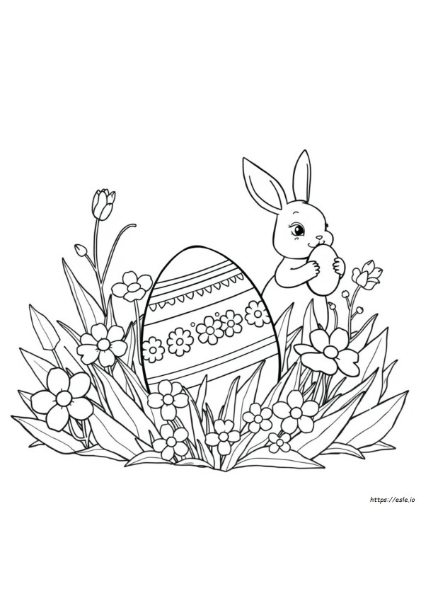 Free Printable Full Size Easter Egg Coloring Pages