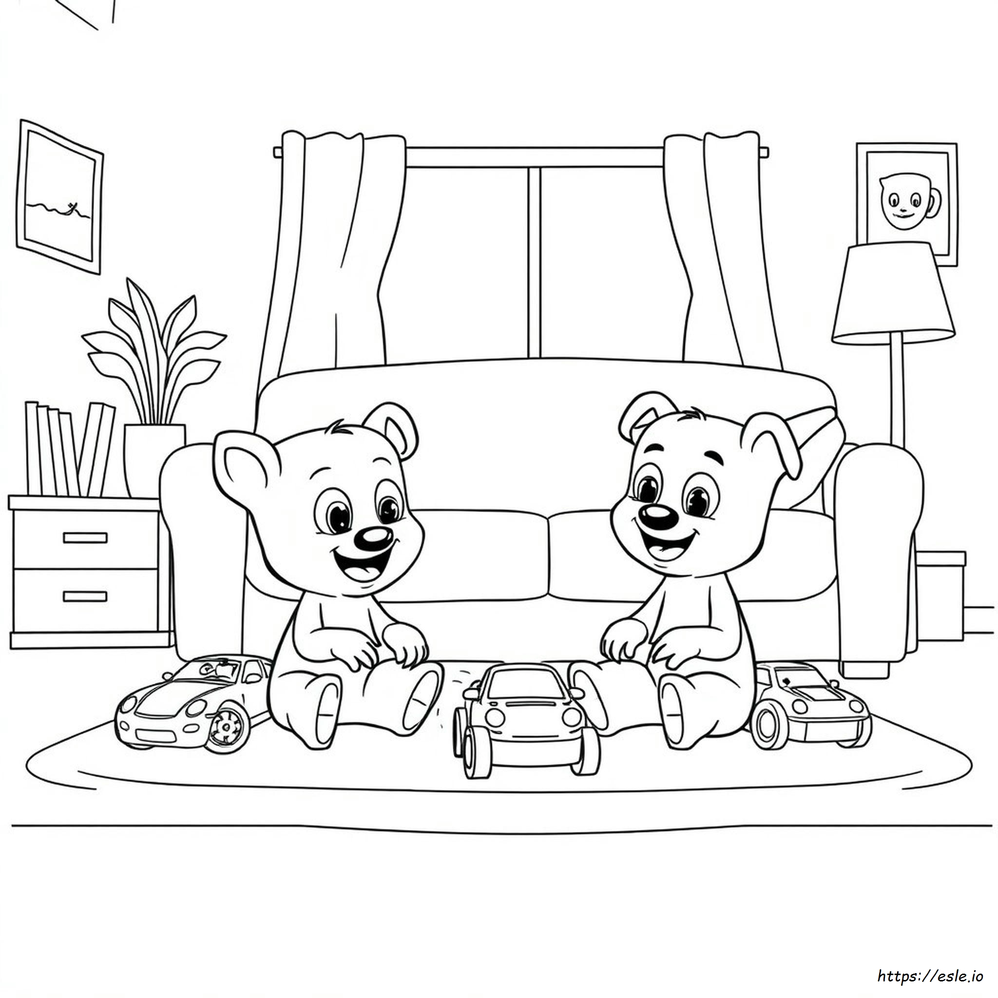 Personaggi Di Bluey Da Colorare - PDF Gratis Da Stampare