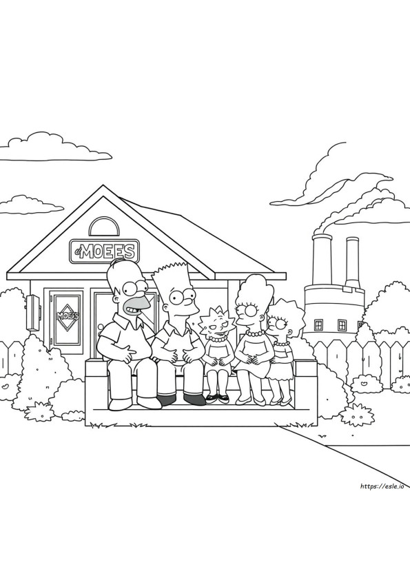Coloriages Des Simpson