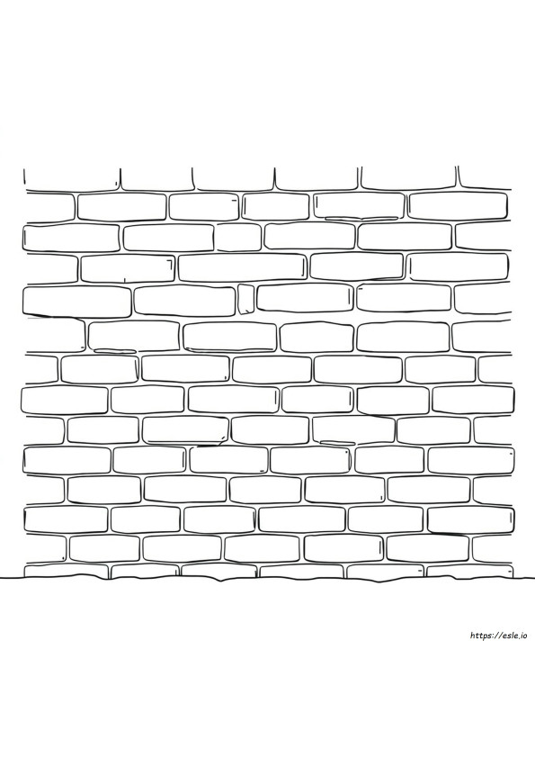Brick Coloring Page