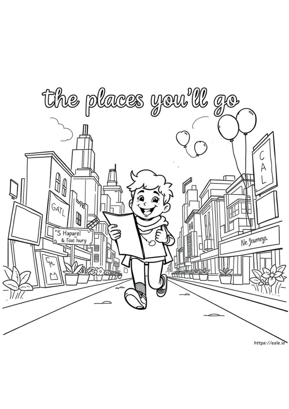 Coloriage Les Lieux Que Vous Irez