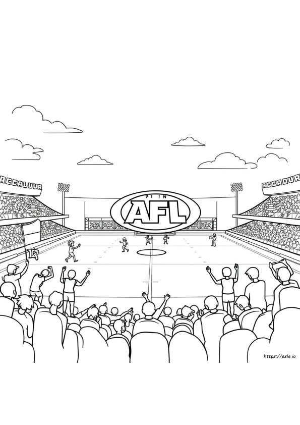 AFL 塗り絵 無料 PDF