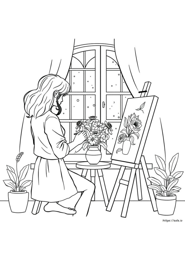 Art Coloring Pages For Adults