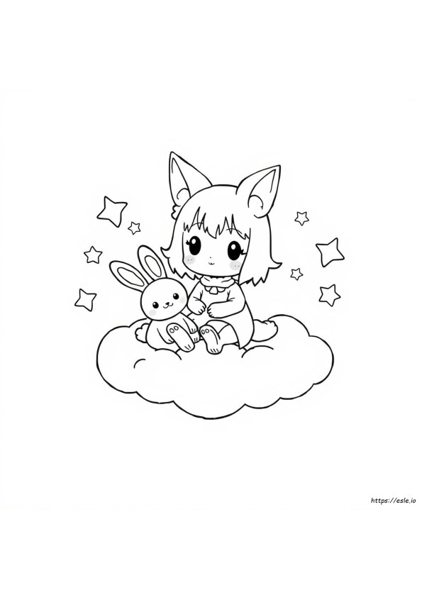 Kuromi Colouring Pages Free