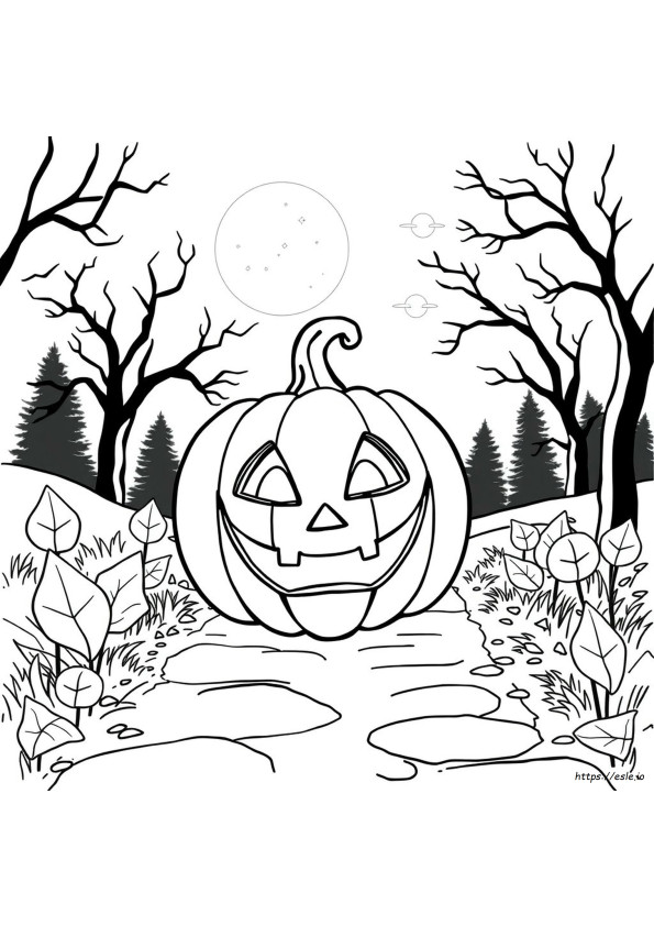 ハロウィン ジャック ぬりえ 塗り絵 無料
