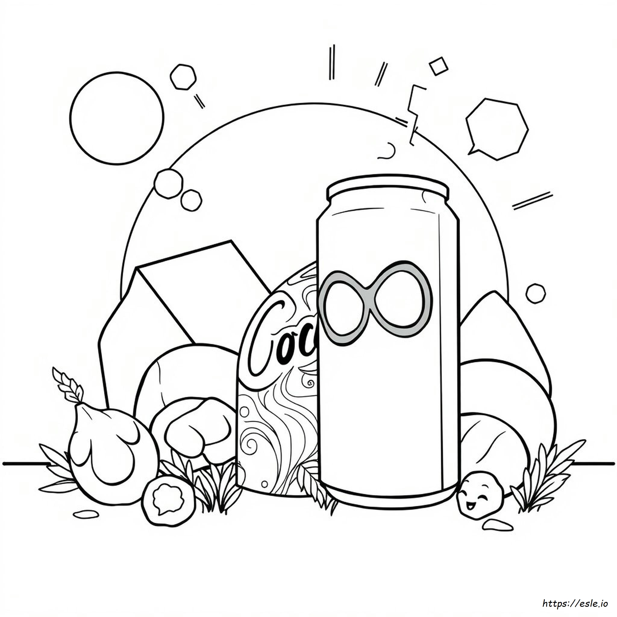 Retro Pop Art Coloring Pages - Free Printable