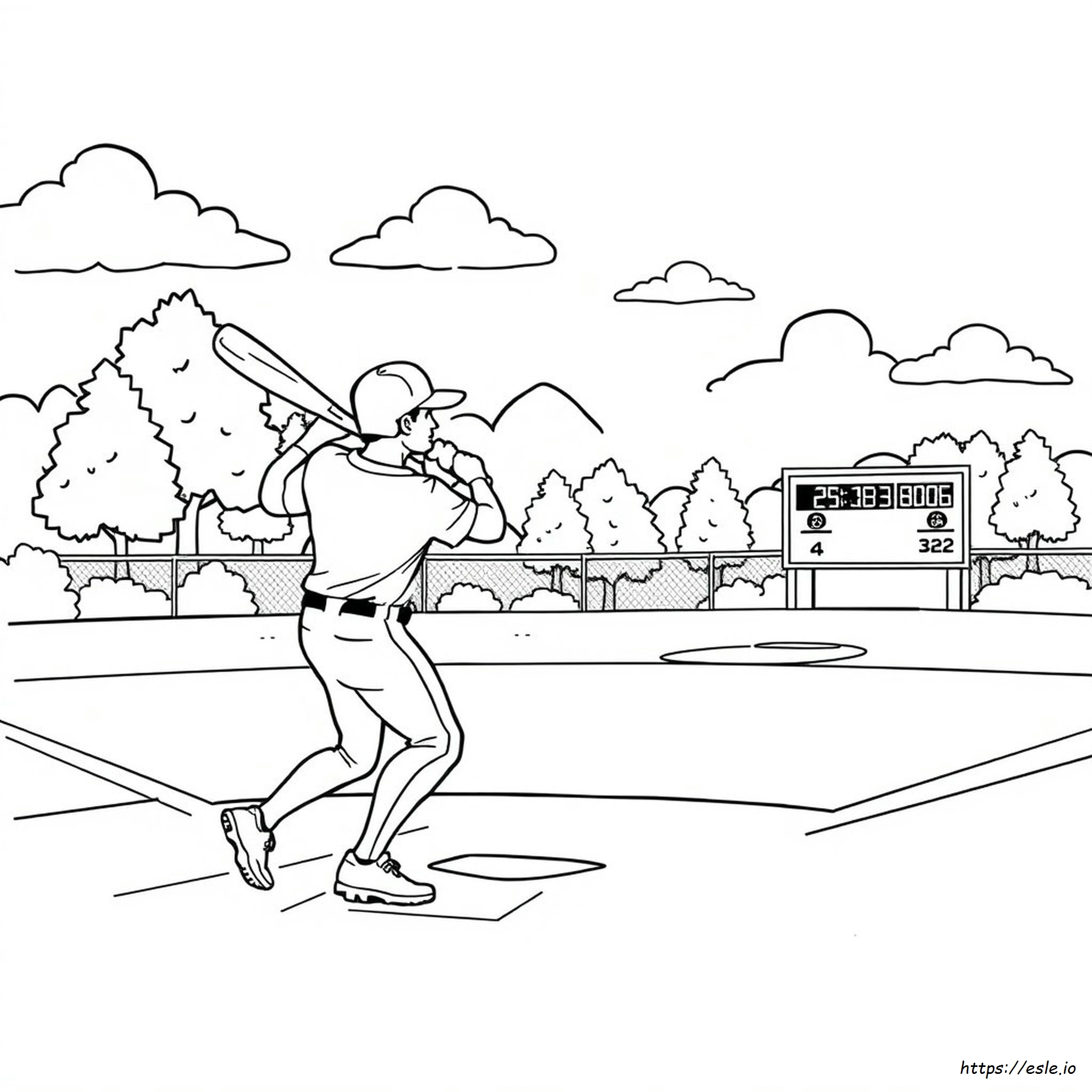 Free Printable Baseball Coloring Pages For Kids