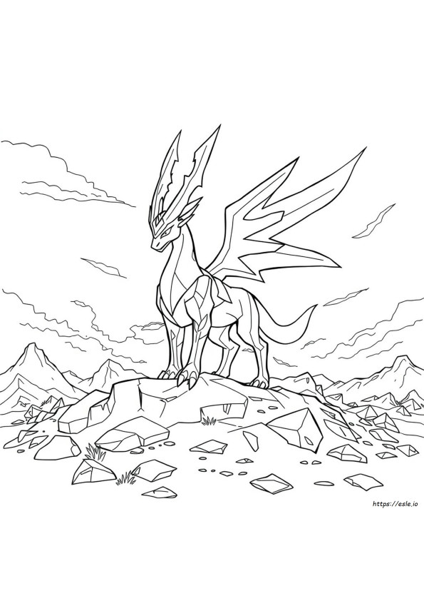 Kolorowanki Mega Arceus