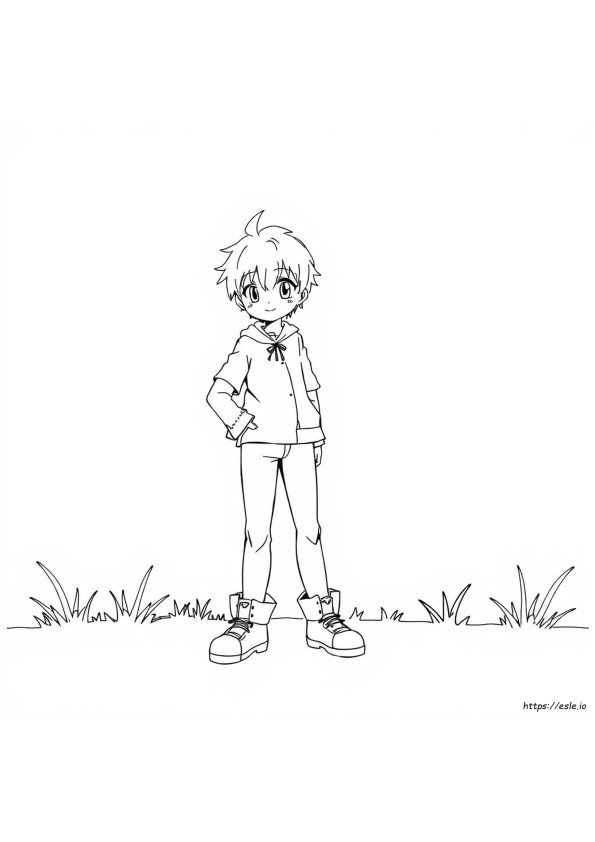 Anime Lineart Coloring Pages