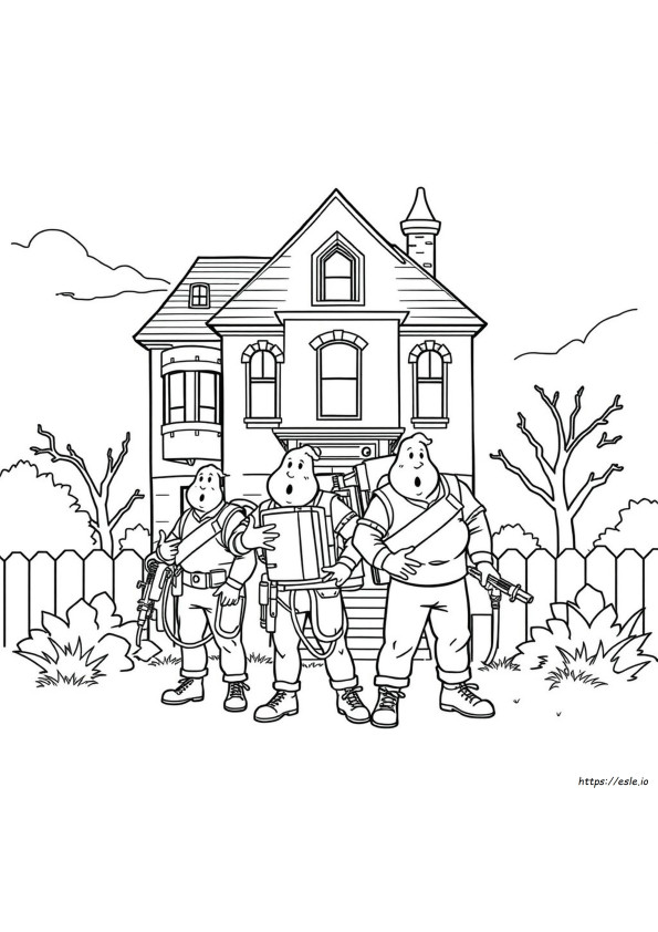 Real Ghostbusters Coloring Pages