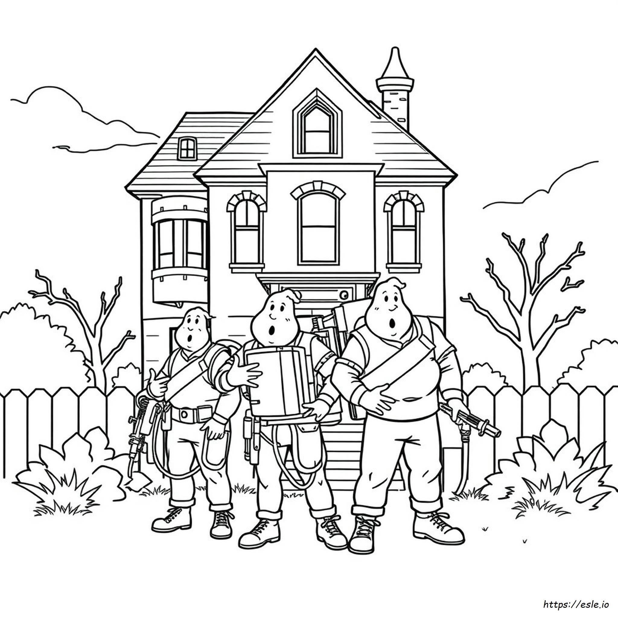 Real Ghostbusters Coloring Pages