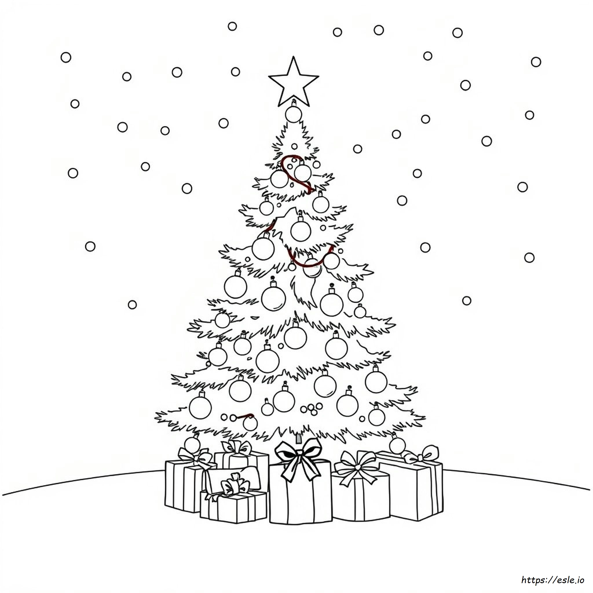 Gambar Mewarnai Natal Untuk Dicetak Dewasa
