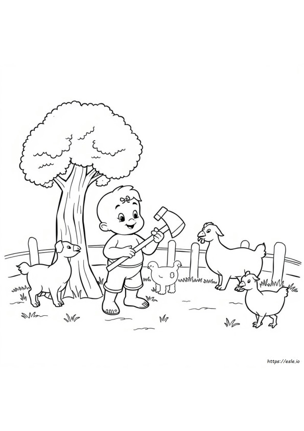 Babe Coloring Pages