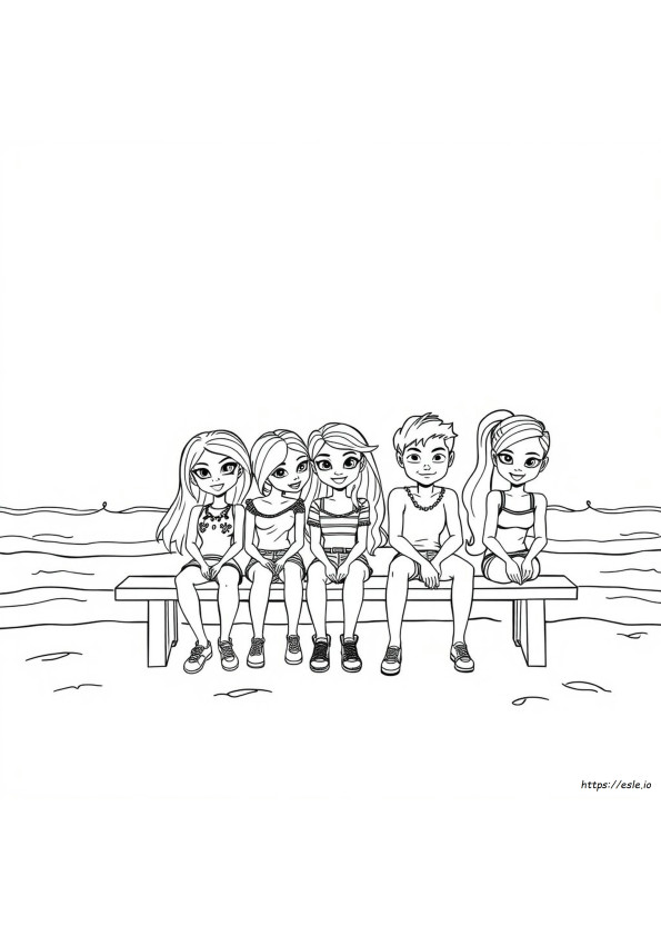 Bratz Boyz Coloring Pages